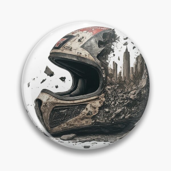 Artikelvorschau, Ruinierter Helm entworfen und verkauft von TwoWheelsShop.