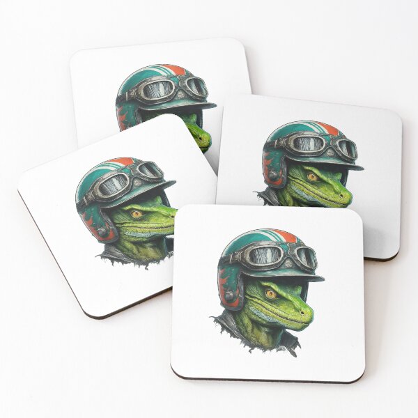 Item preview, Reptilian in Helmet designed and sold by TwoWheelsShop.