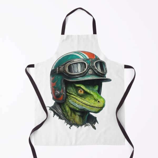 Item preview, Reptilian in Helmet designed and sold by TwoWheelsShop.
