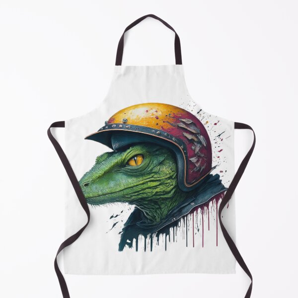 Item preview, Reptilian in Helmet designed and sold by TwoWheelsShop.