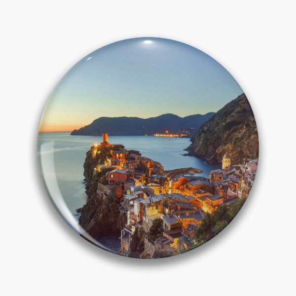 Item preview, Vernazza village, view at sunset. Cinque Terre, Italy designed and sold by Stefano Orazzini.