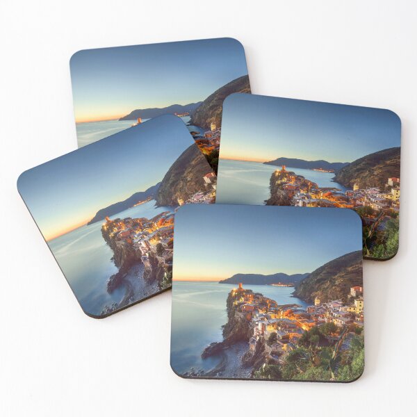 Item preview, Vernazza village, view at sunset. Cinque Terre, Italy designed and sold by Stefano Orazzini.