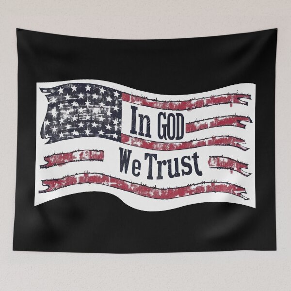 Item preview, In God We Trust American Flag designed and sold by duke818.