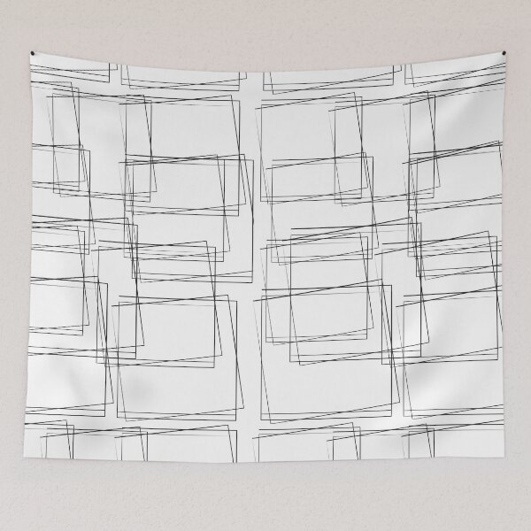 Item preview, Square rectangular modern design  designed and sold by YourTrendyTees.