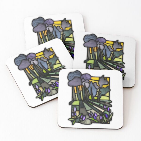 Item preview, Shoots and Long Shadows stained glass designed and sold by MinnietheCat.