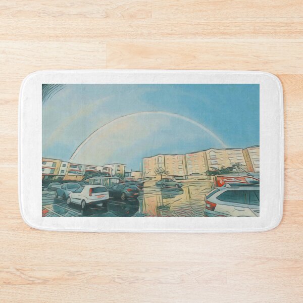 Item preview, The Rainbow Car Park Original Art Print designed and sold by 67prints.