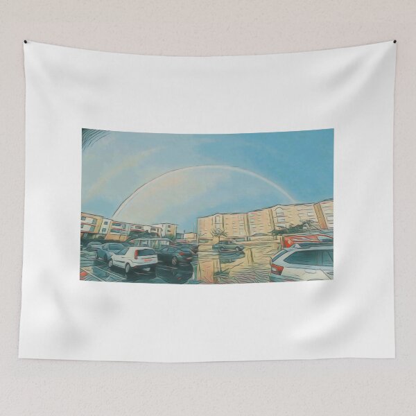 Item preview, The Rainbow Car Park Original Art Print designed and sold by 67prints.