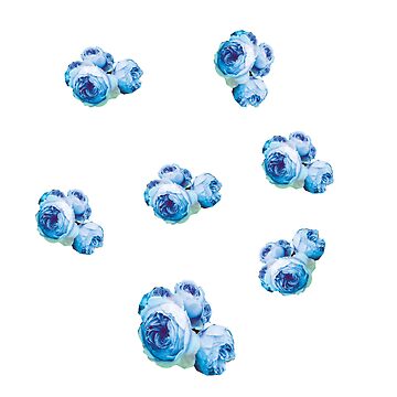 Artwork thumbnail, Blue Roses by OlgaStudio