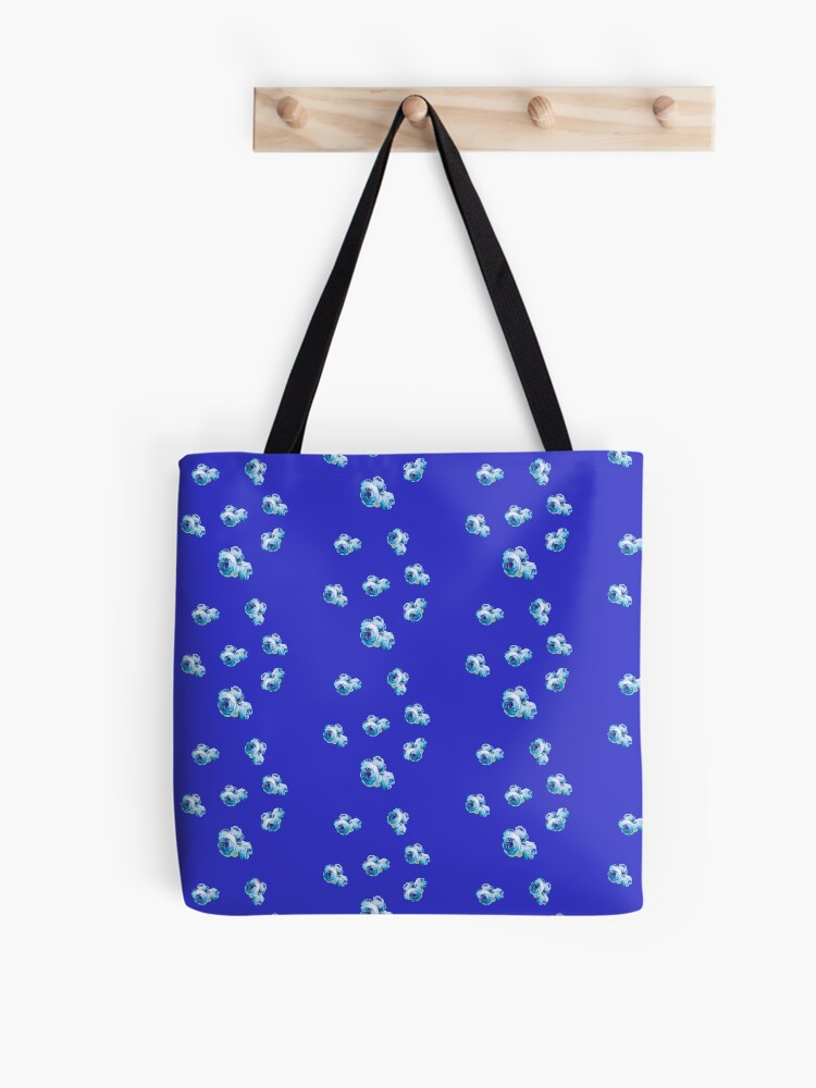 Thumbnail 1 of 2, Tote Bag, Blue Roses designed and sold by OlgaStudio.