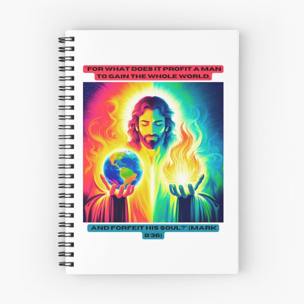 Item preview, "For what does it profit a man to gain the whole world, and forfeit his soul?" (Mark 8:36) designed and sold by STO1KA.