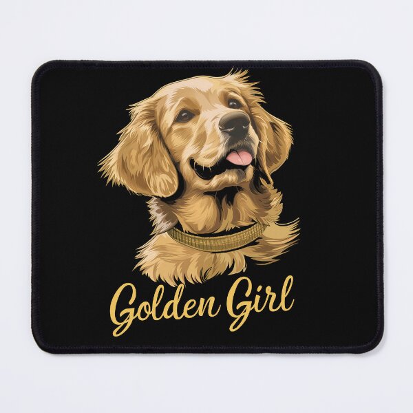 Item preview, Golden retriever girl happy dog pet smile portrait for mom or dad parent, mama lady owner designed and sold by PictureUp.