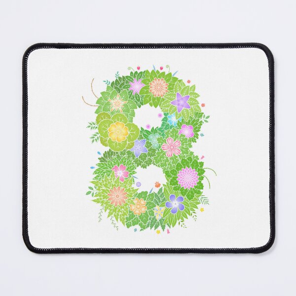 Item preview, Floral Letter "8" WeArePrettierThanFlowers designed and sold by birthflower.