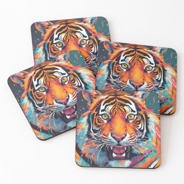 Item preview, bengal tiger growling designed and sold by Yeyishop.