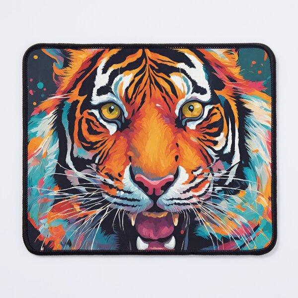Item preview, bengal tiger growling designed and sold by Yeyishop.