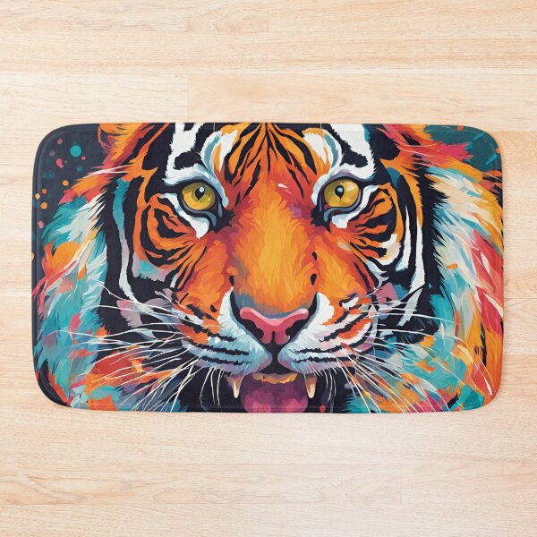 Item preview, bengal tiger growling designed and sold by Yeyishop.