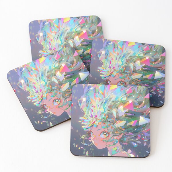 Item preview, Vibrant Crystal Shimmer Anime Girl designed and sold by bubblegoth.