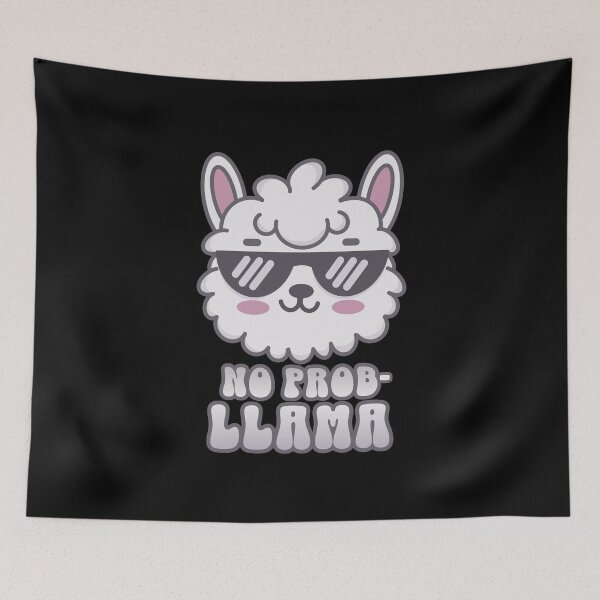 Item preview, No Prob-Llama / No Probllama designed and sold by SeledineArt.