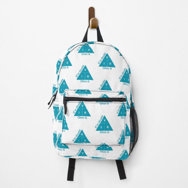 Item preview, If in Doubt Ohm It | Turquoise and White Ohm's Law designed and sold by Bridget Beswick.