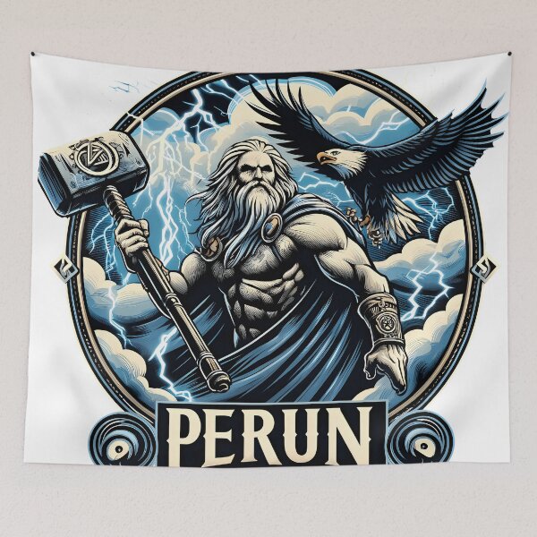 Item preview, Perun: the Slavic God of Storm and War designed and sold by slavmod.