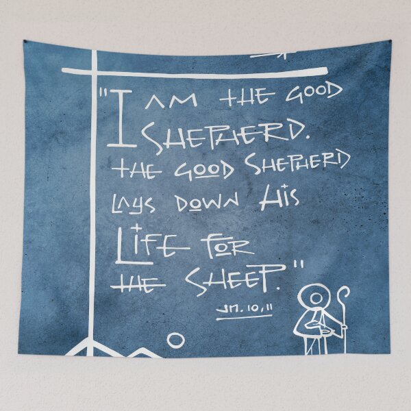 Item preview, Biblical phrase: I am the good Shepherd designed and sold by Iknu art.