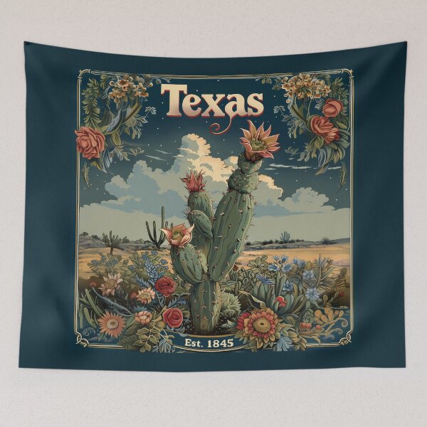 Item preview, Vintage Texas Flora and Fauna Wall Art designed and sold by David Balzen.