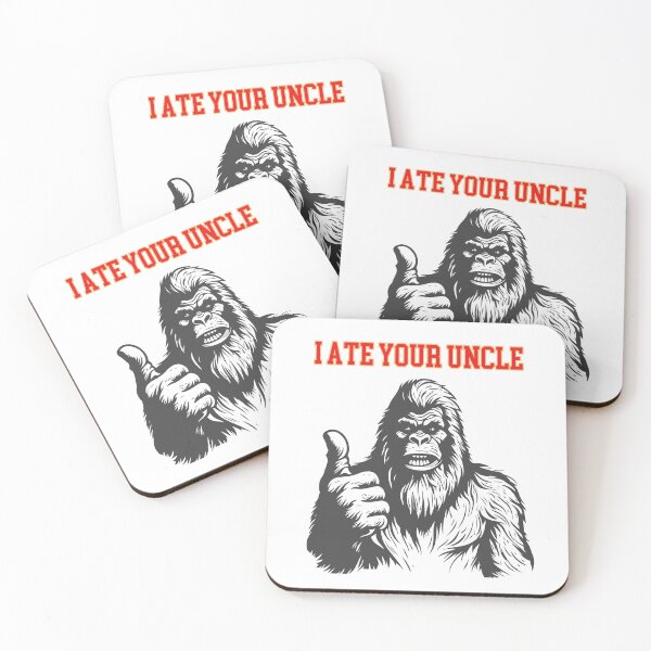 Item preview, funny Bigfoot, I ate your uncle t-shirt designed and sold by KreativKulture.