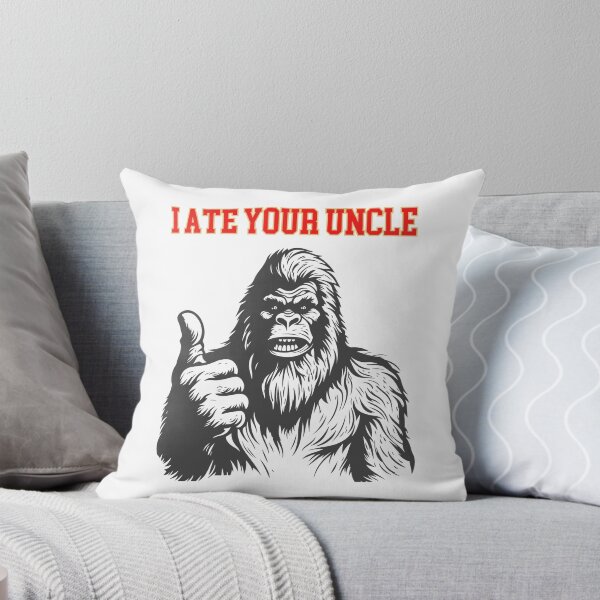 Item preview, funny Bigfoot, I ate your uncle t-shirt designed and sold by KreativKulture.