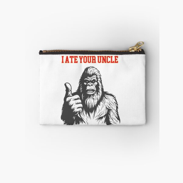 Item preview, funny Bigfoot, I ate your uncle t-shirt designed and sold by KreativKulture.
