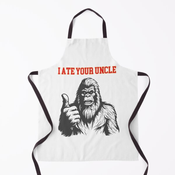 Item preview, funny Bigfoot, I ate your uncle t-shirt designed and sold by KreativKulture.