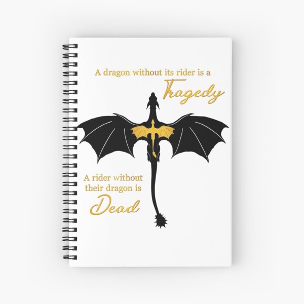 Item preview, The Dragon Rider’s Codex - Fourth Wing, Tairn and Andarna, gold designed and sold by Nici03.