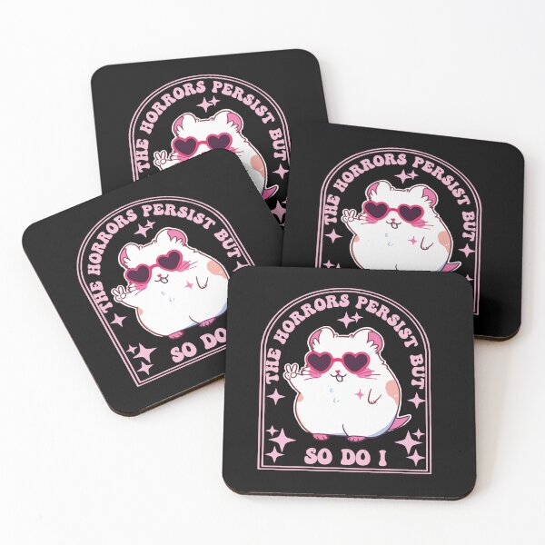 Item preview, The Horrors Persist But So Do I Pink Style designed and sold by CHAKSTYLE.