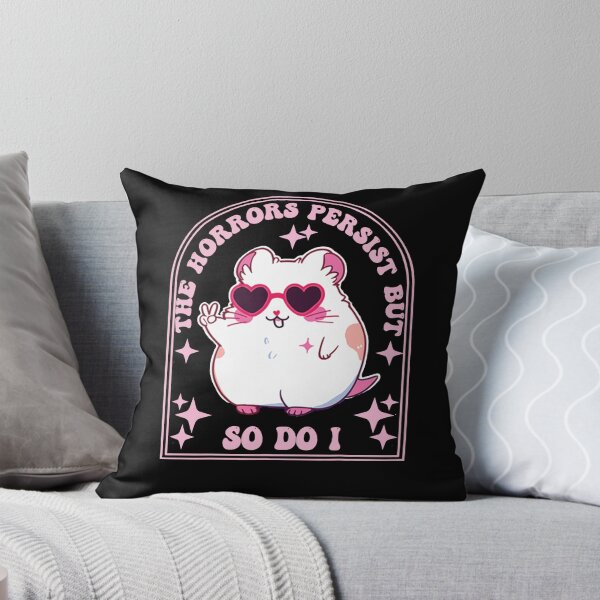Item preview, The Horrors Persist But So Do I Pink Style designed and sold by CHAKSTYLE.