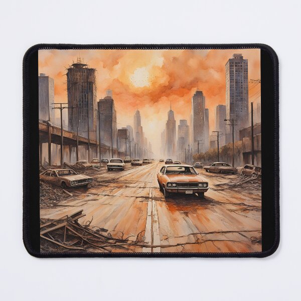 Item preview, Abandoned Cars in a Post-Apocalyptic Scenario 6 designed and sold by Brasuca's Art.