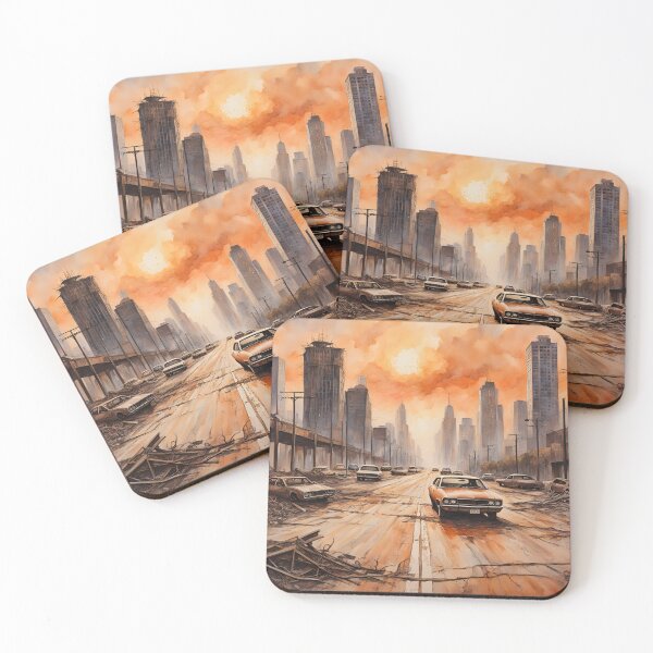 Item preview, Abandoned Cars in a Post-Apocalyptic Scenario 6 designed and sold by Brasuca's Art.