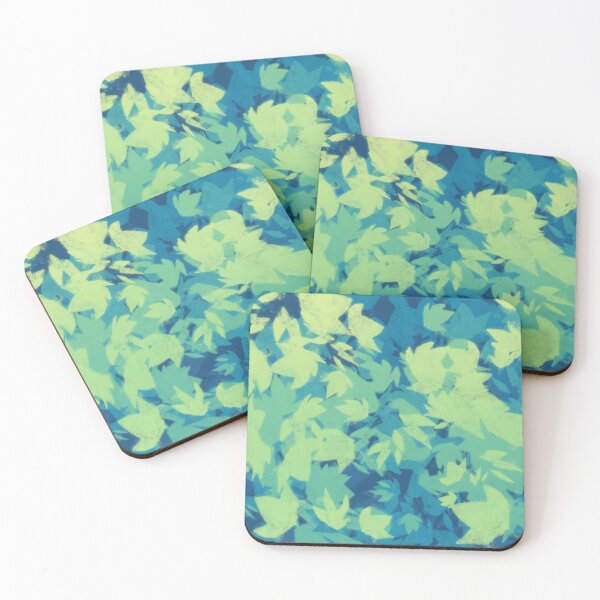 Item preview, Blue leaf pattern designed and sold by LP Drawing.
