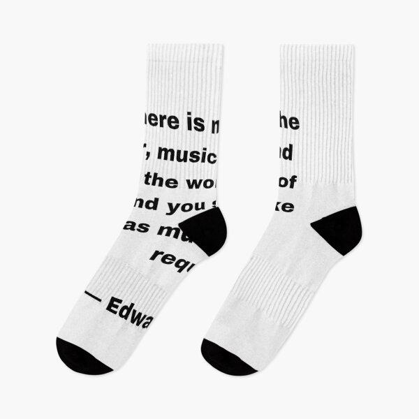 Item preview, Edward Elgar Quote |Sticker| There is Music in the air, music all around us, the world is full of it and you simply take as much as you require designed and sold by SeaNympth.