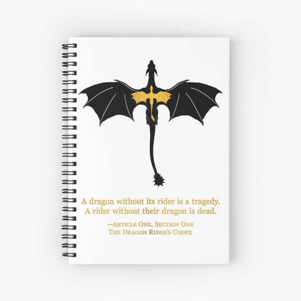 Item preview, The Dragon Rider’s Codex - Fourth Wing, Tairn and Andarna, gold designed and sold by Nici03.
