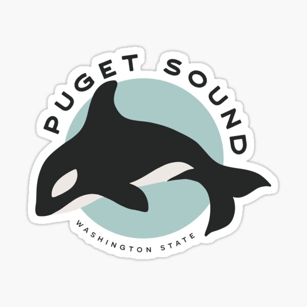 Item preview, Puget Sound Orca Logo designed and sold by littlescooter.