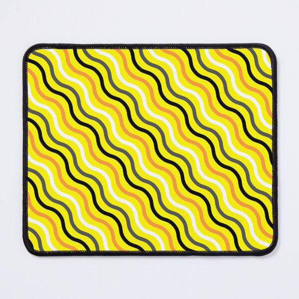 Item preview, Yellow Sunray Heatwave Parallel Solar Ray Waves Composition designed and sold by Alchemy-A-La-G.