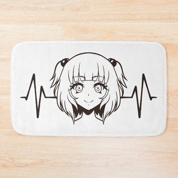Item preview, Anime Girl Heartbeat EKG Design designed and sold by KaitoArtDesigns.