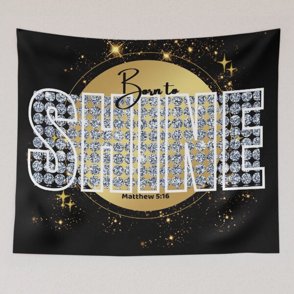 Item preview, Born to shine designed and sold by TEE-HQ.