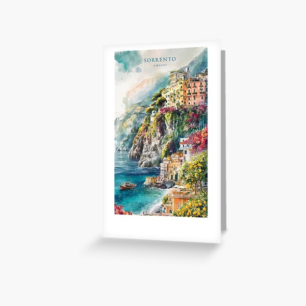 Item preview, Limoncello Sunset: A Sorrento Seascape designed and sold by matrena12.