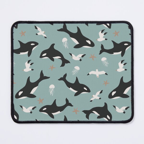 Item preview, Orca Whale Ocean Pattern designed and sold by littlescooter.