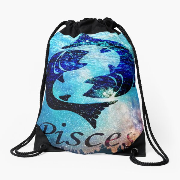 Pisces Drawstring Bag