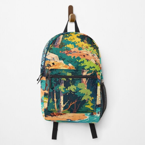 Item preview, Abandoned Tranquility: Vintage Van by a Forested River designed and sold by ArtComixHaven.