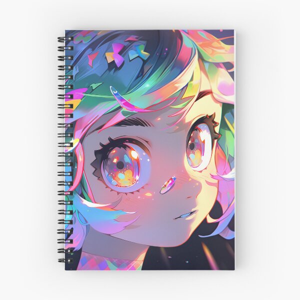 Item preview, Vibrant Pastel Sparkle Anime Girl designed and sold by bubblegoth.