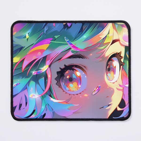 Item preview, Vibrant Pastel Sparkle Anime Girl designed and sold by bubblegoth.