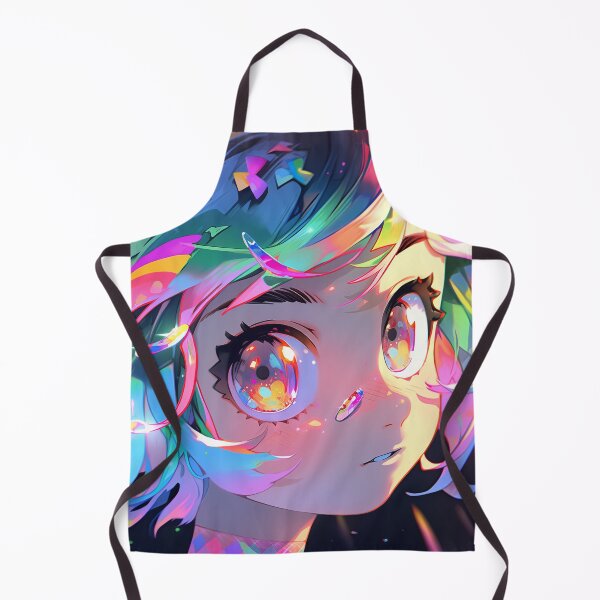 Item preview, Vibrant Pastel Sparkle Anime Girl designed and sold by bubblegoth.