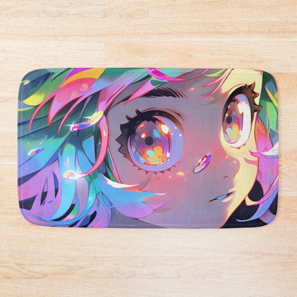 Item preview, Vibrant Pastel Sparkle Anime Girl designed and sold by bubblegoth.