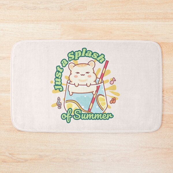 Item preview, Just a Splash of Summer | Cute Hamster with Lemonade designed and sold by Kimochi-Shop.